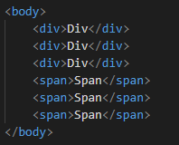 figure 2, box div and span code html.